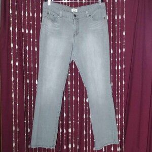 Size 16 Covington Boot cut Gray 5 pocket Denim Jeans